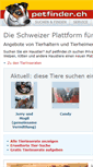 Mobile Screenshot of petfinder.ch